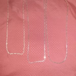 Solid 925 Figaro necklace